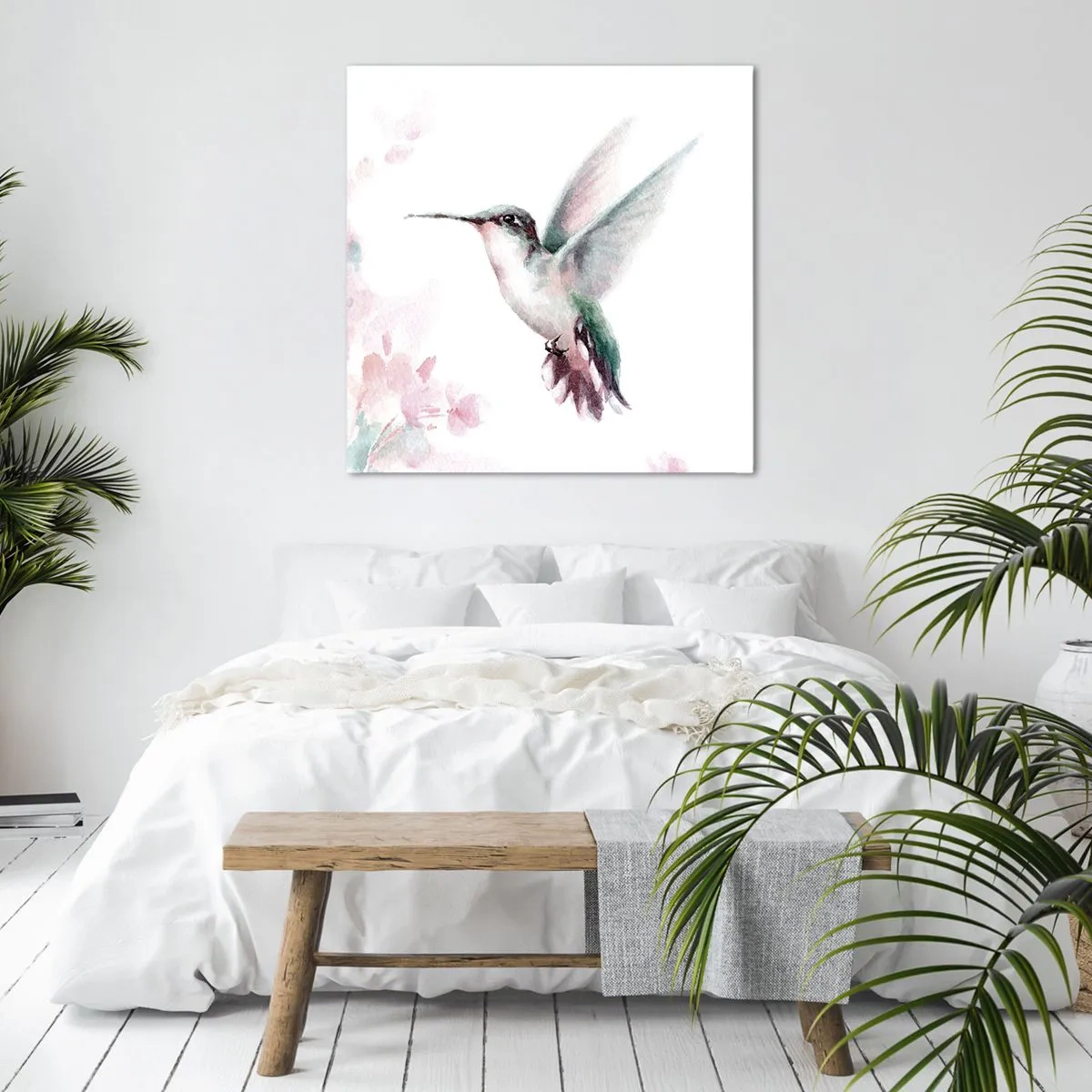 Obraz na płótnie - Zatrzymany w trzepocie - 60x60 cm