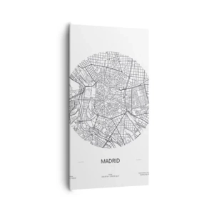 Obraz na płótnie - Anatomia Madrytu - 65x120 cm