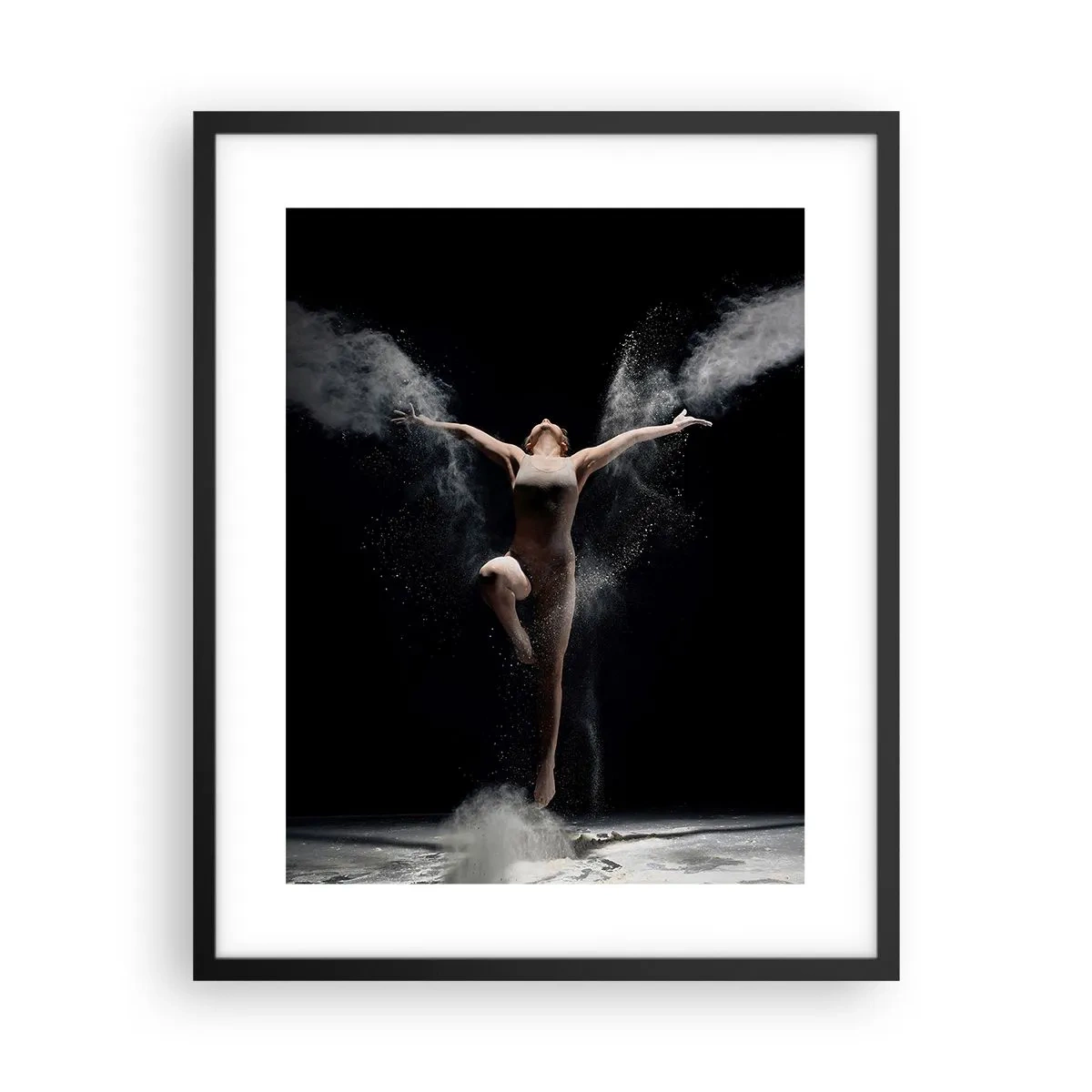 Plakat w czarnej ramie - Elfy istnieją - 40x50 cm