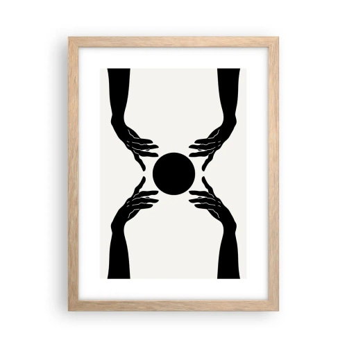 Plakat w ramie jasny dąb - Tajemny znak - 30x40 cm