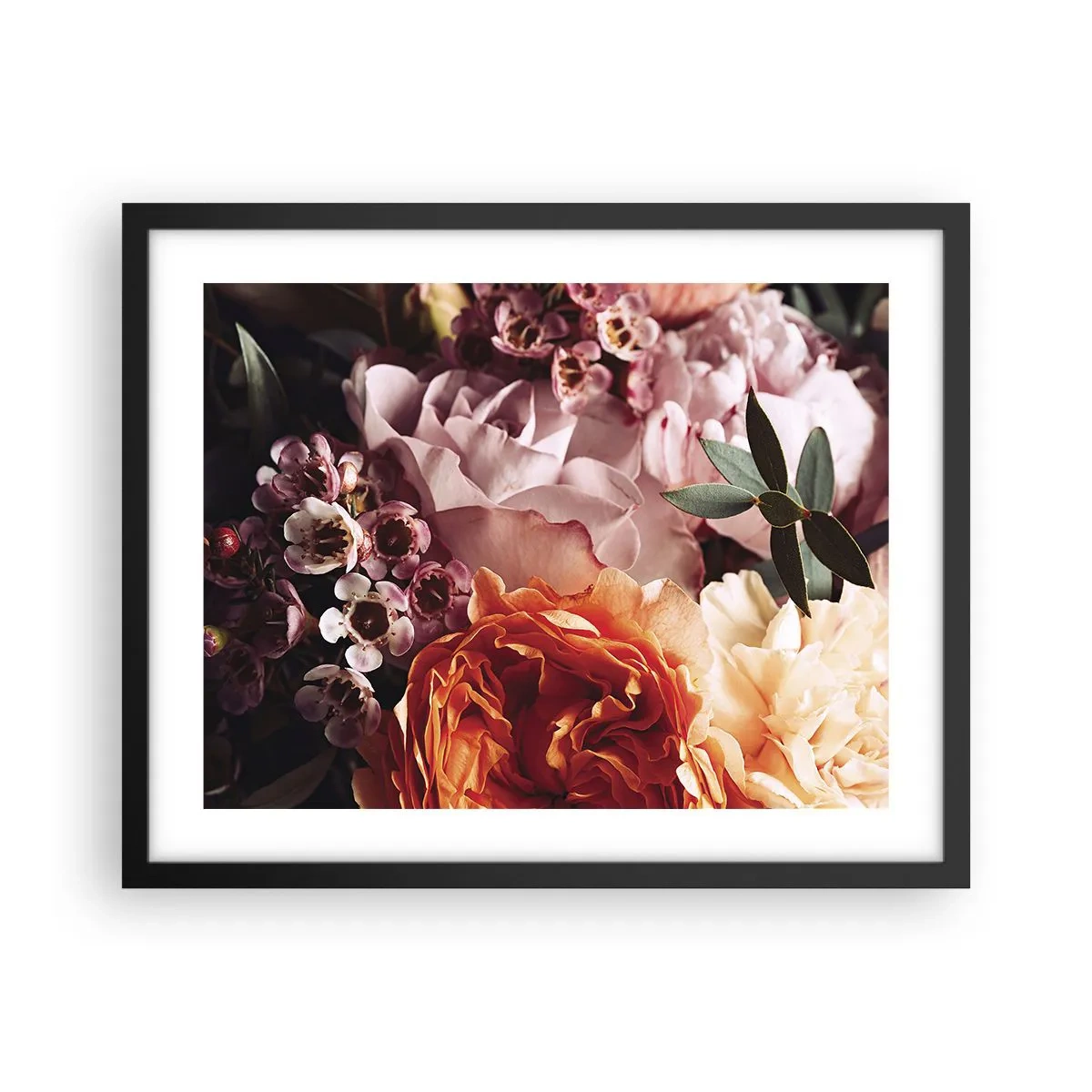 Plakat w czarnej ramie - Otulone pięknem - 50x40 cm
