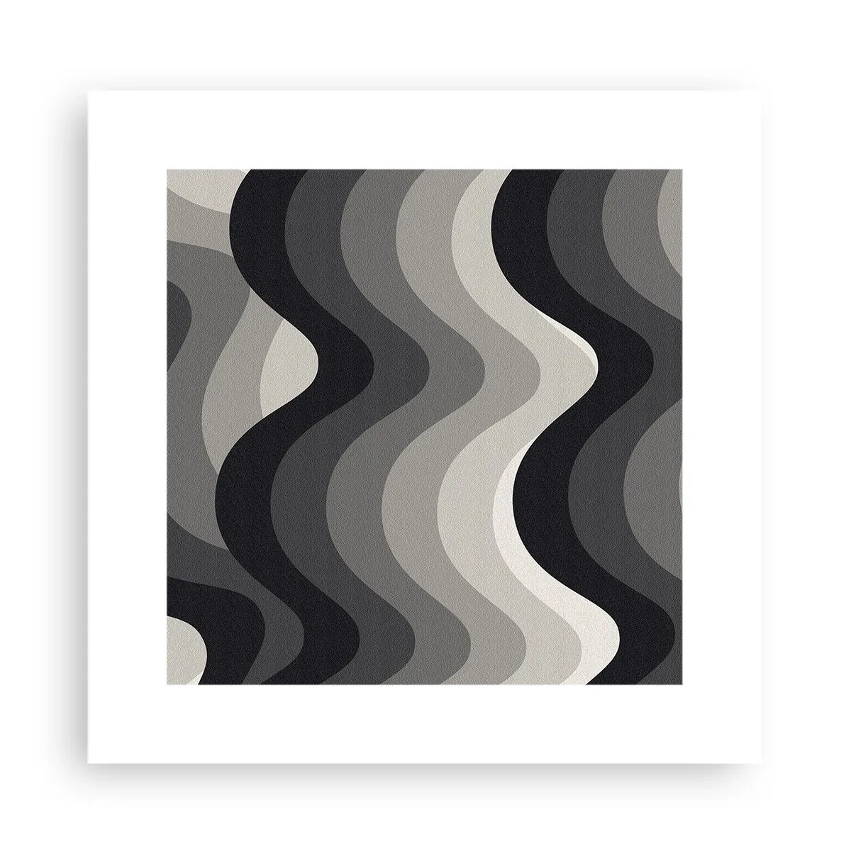 Plakat - Fala za falą - 30x30 cm