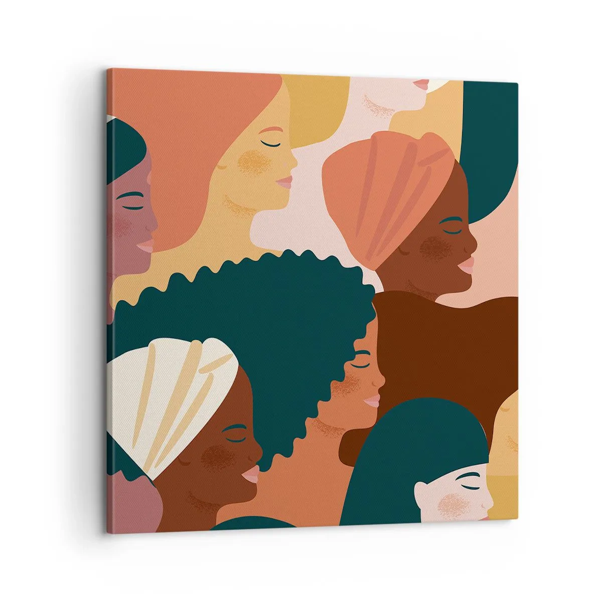 Obraz na płótnie - Tylko kobiecość - 60x60 cm