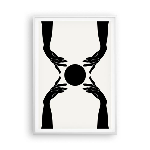 Plakat w białej ramie - Tajemny znak - 70x100 cm