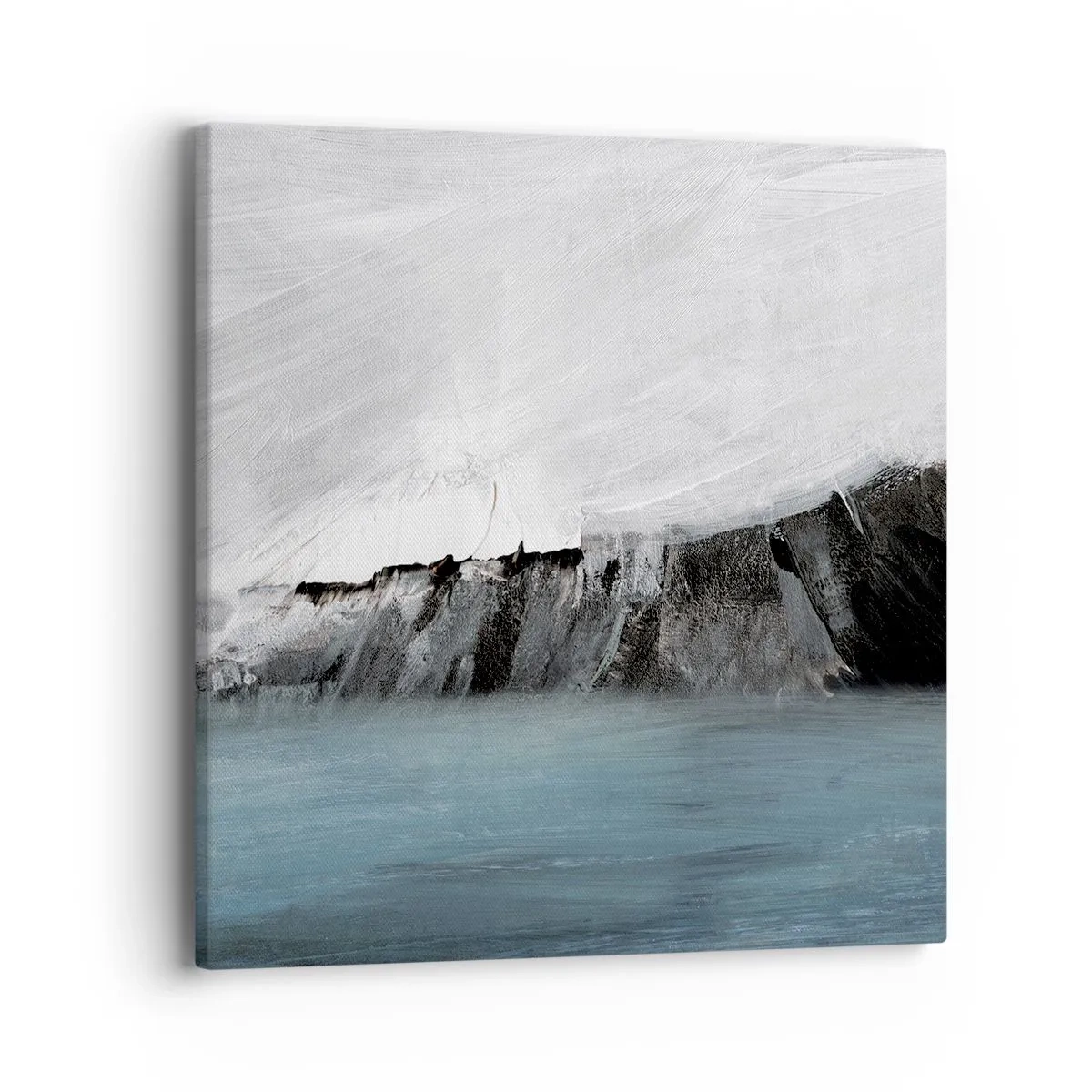 Obraz na płótnie - Woda – ziemia: starcie żywiołów - 40x40 cm