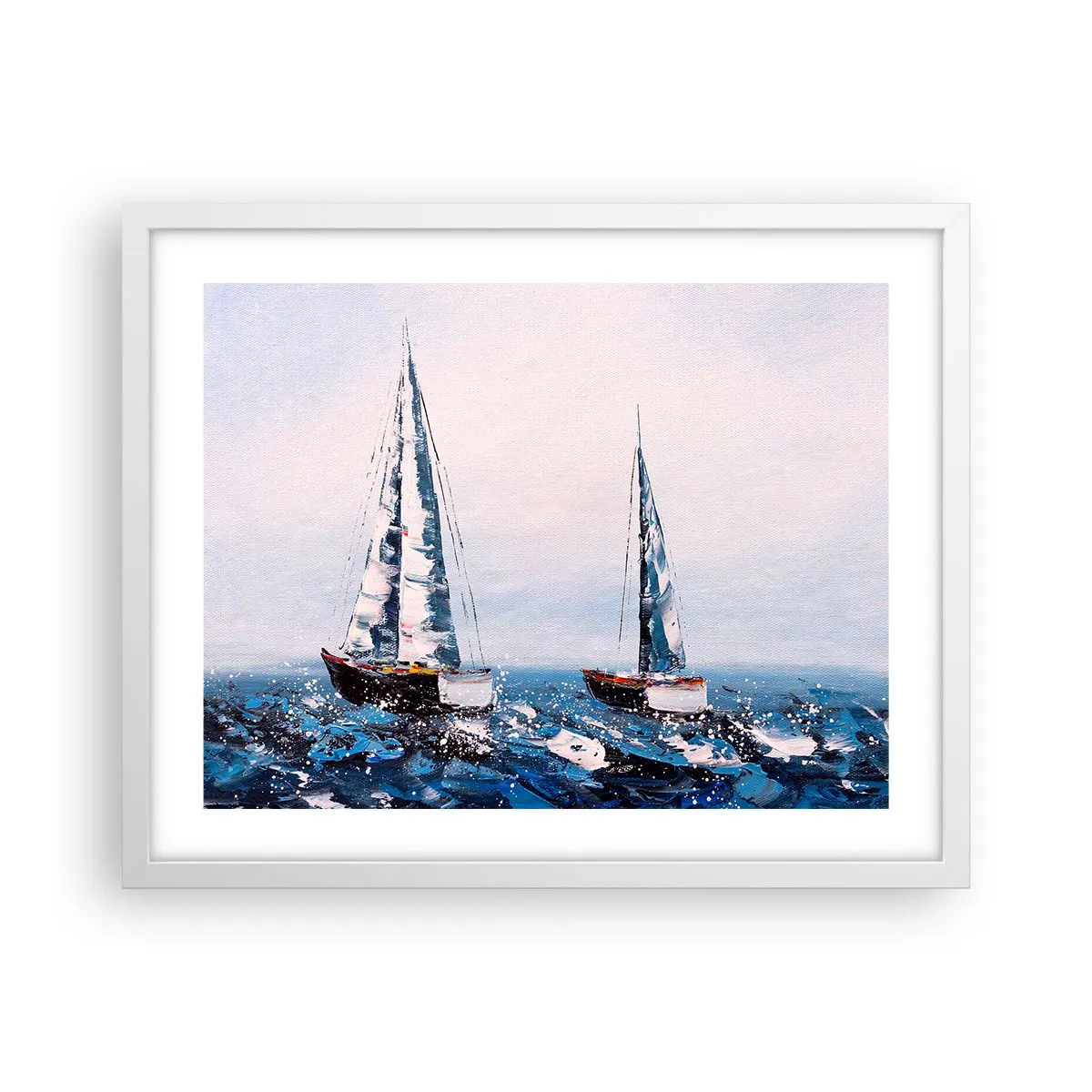Plakat w białej ramie - Braterstwo wiatru - 50x40 cm