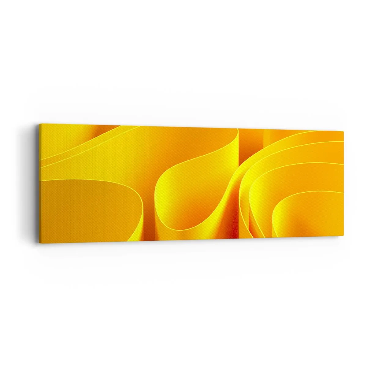 Obraz na płótnie - Jak fale słońca - 90x30 cm