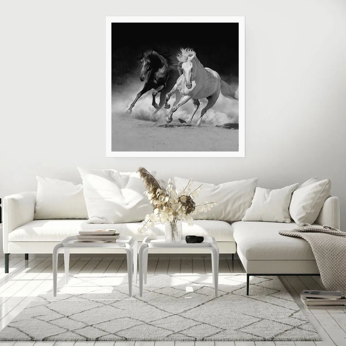 Plakat - Galop wolności - 40x40 cm