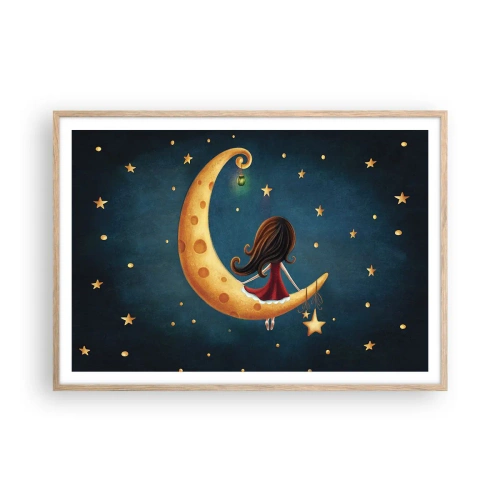 Plakat w ramie jasny dąb - Pewnego razu… - 100x70 cm