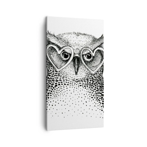 Obraz na płótnie - Mądrze i z miłością - 45x80 cm