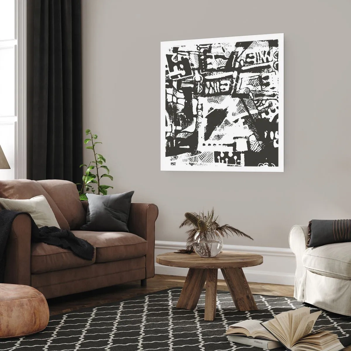 Plakat - Porządek czy chaos? - 40x40 cm