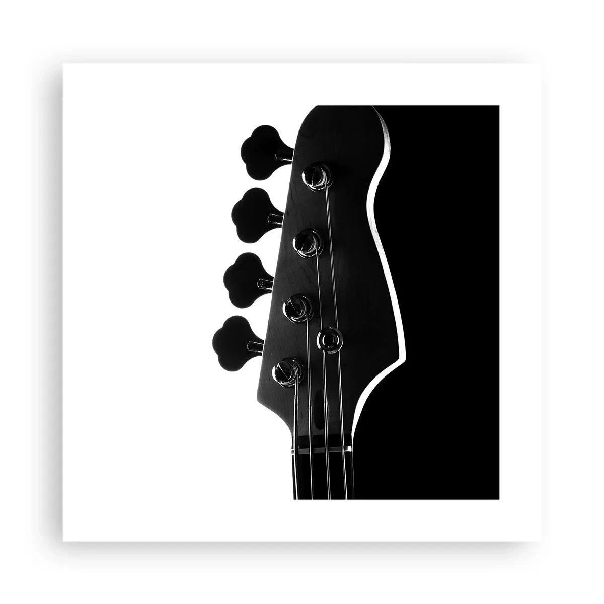 Plakat - Rockowa cisza  - 40x40 cm