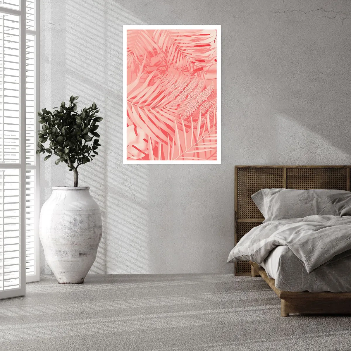 Plakat - Różowy koncept - 40x50 cm