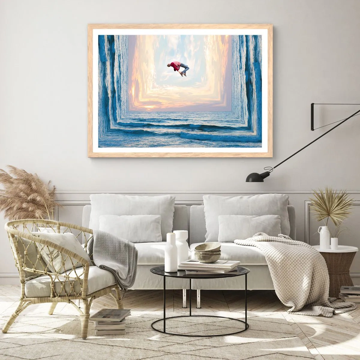 Plakat w ramie jasny dąb - Do innego wymiaru - 70x50 cm