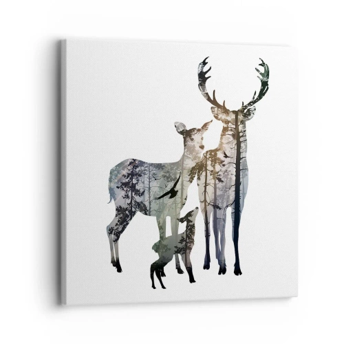 Obraz na płótnie - Rodzinna fotografia - 30x30 cm