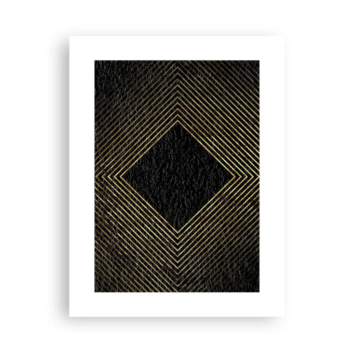 Plakat - Geometria w stylu glamour - 30x40 cm