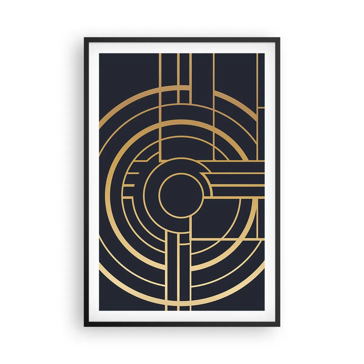 Plakat w czarnej ramie - Obroty rzeczy - 61x91 cm