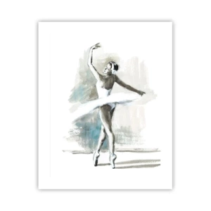 Plakat - Zaklęta w łabędzia - 40x50 cm