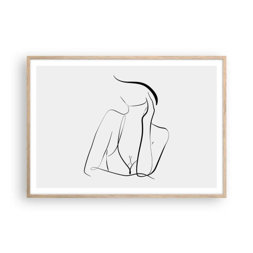 Plakat w ramie jasny dąb - Na fali marzeń - 100x70 cm