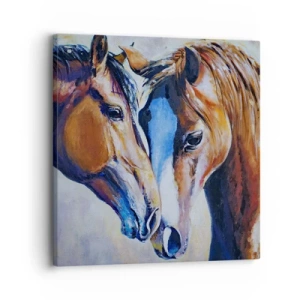 Obraz na płótnie - Czy to jest przyjaźń? czy to jest kochanie? - 30x30 cm