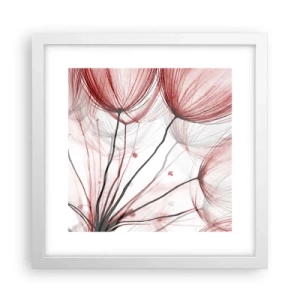 Plakat w białej ramie - Przed odlotem - 30x30 cm