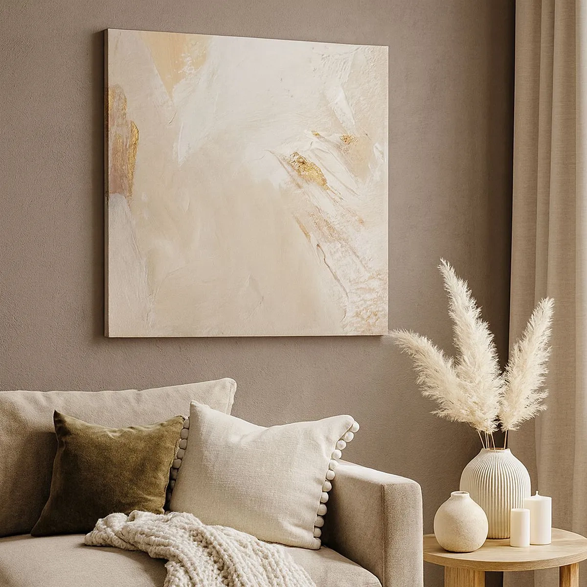 Obraz na płótnie - Pastelowa kompozycja - 30x30 cm