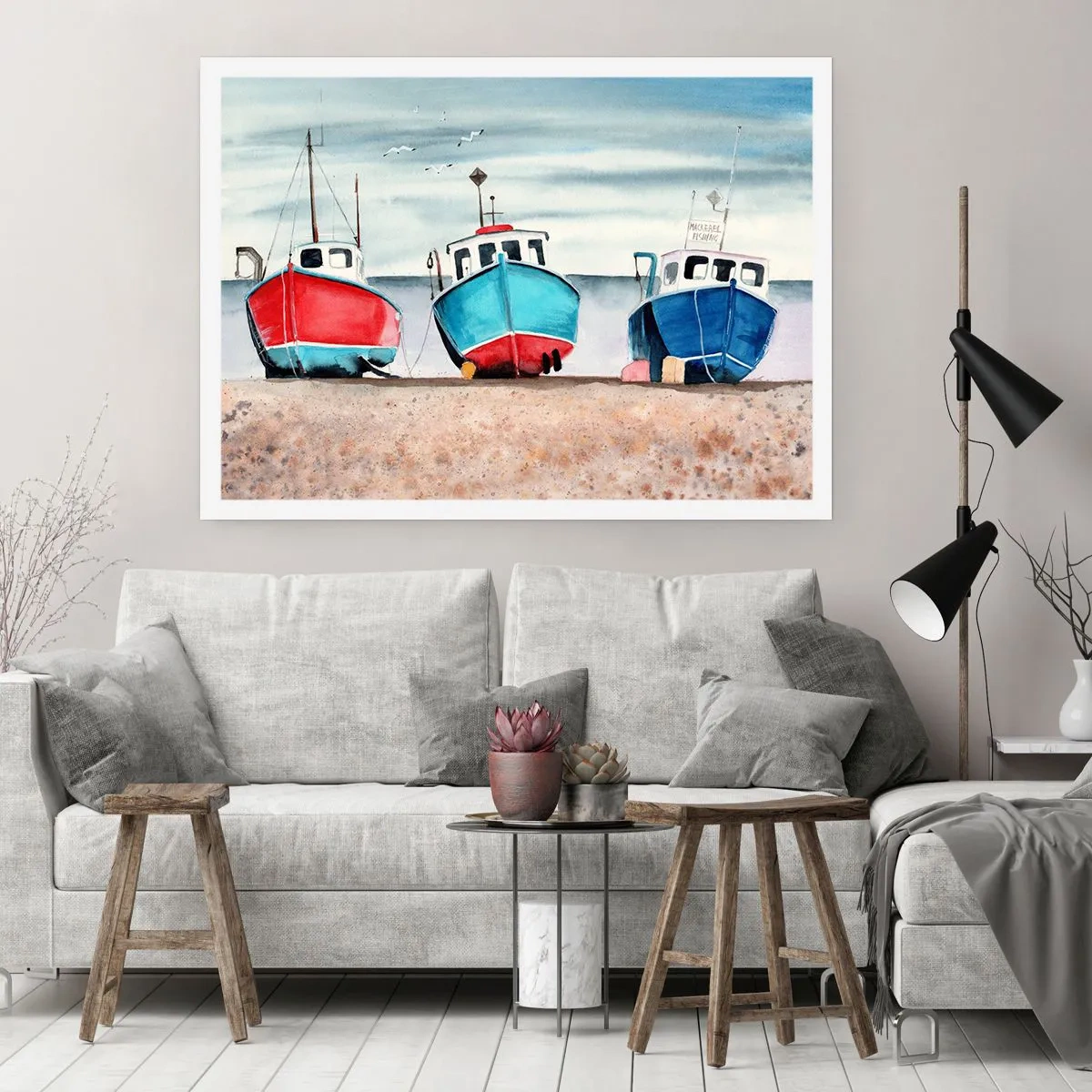 Plakat - Gotowe na połów - 70x50 cm