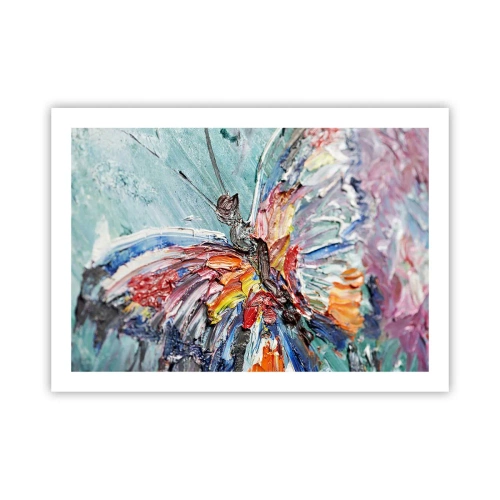 Plakat - Pomalowany przez naturę - 70x50 cm