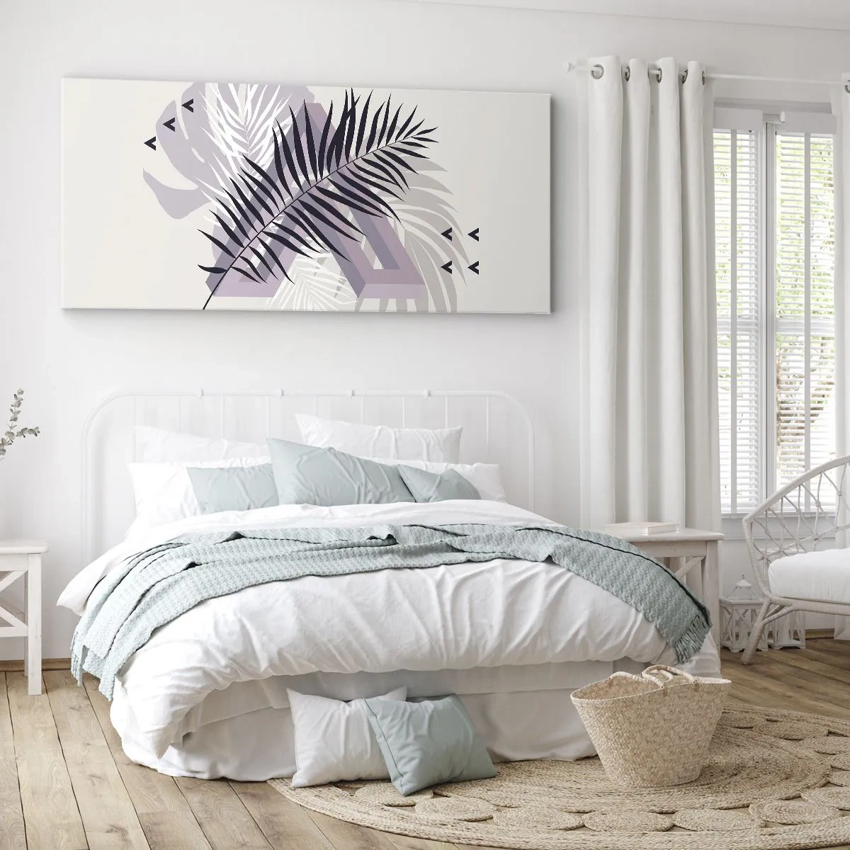 Obraz na płótnie - Cień cienia - 90x30 cm