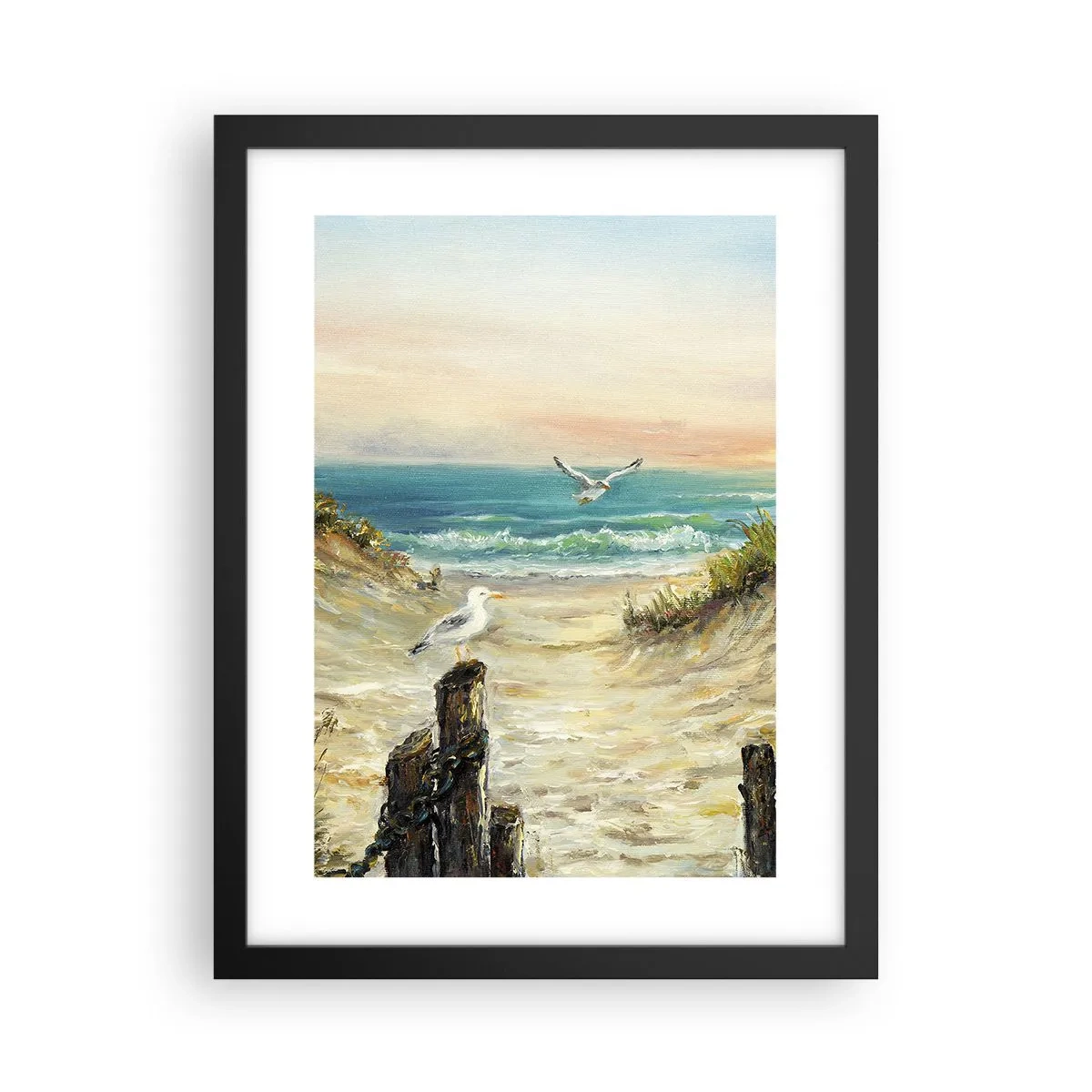 Plakat w czarnej ramie - Bezwietrzne zacisze - 30x40 cm