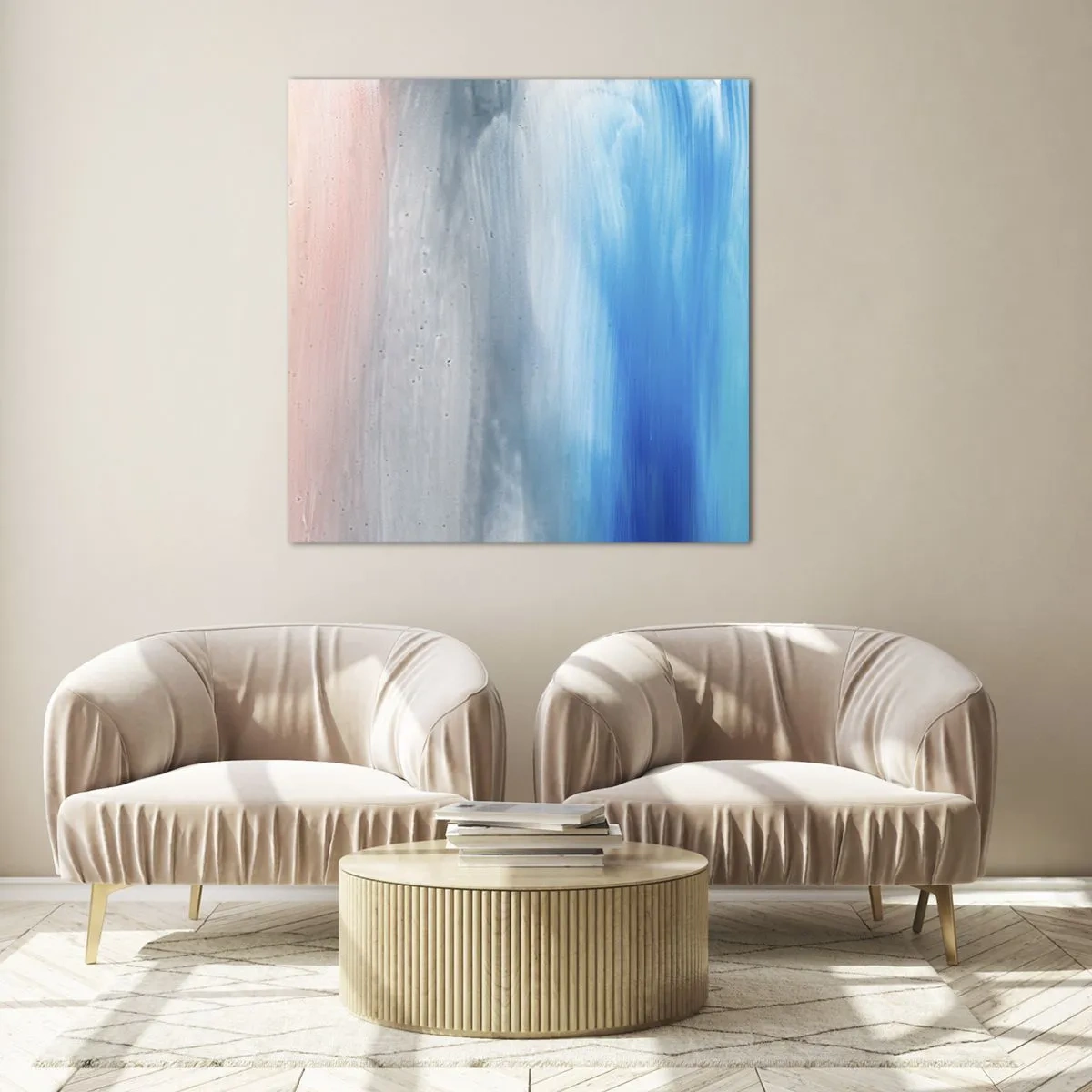 Obraz na szkle - Żywioły: powietrze - 30x30 cm