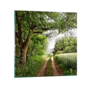 Obraz na szkle - Et in Arcadia ego - 30x30 cm
