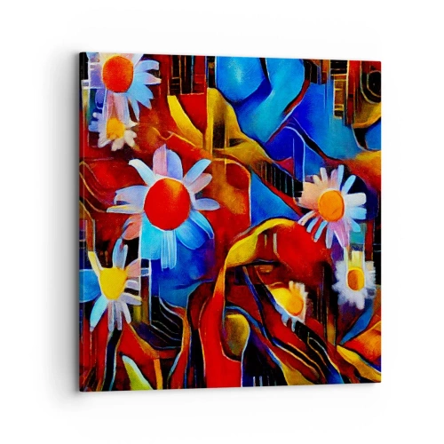 Obraz na płótnie - Kolory życia - 70x70 cm