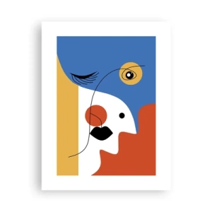 Plakat - Portret zdekonstruowany - 30x40 cm