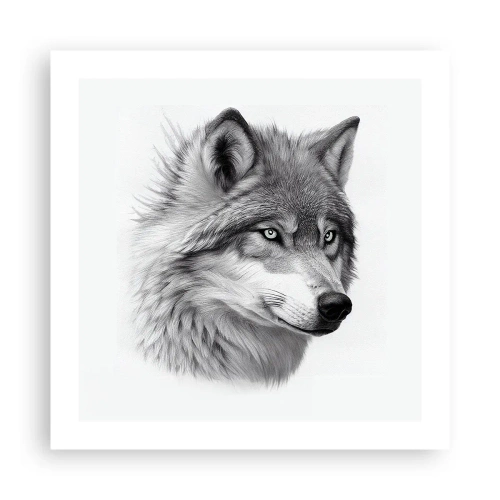 Plakat - Alfa – bez wątpienia - 50x50 cm