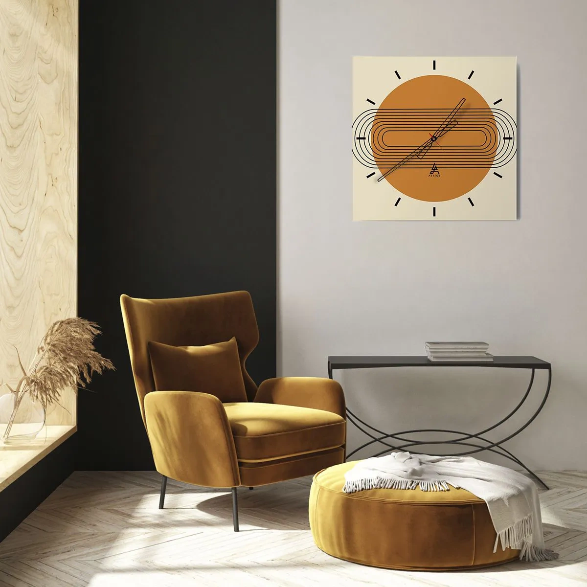 Zegar ścienny - Plan doskonały - 40x40 cm