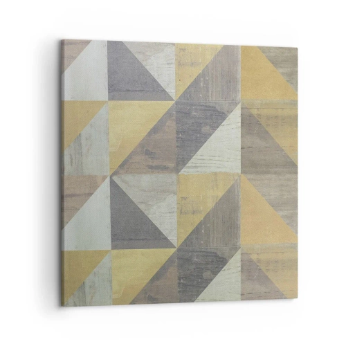 Obraz na płótnie - Pod kątem trójkąta - 50x50 cm