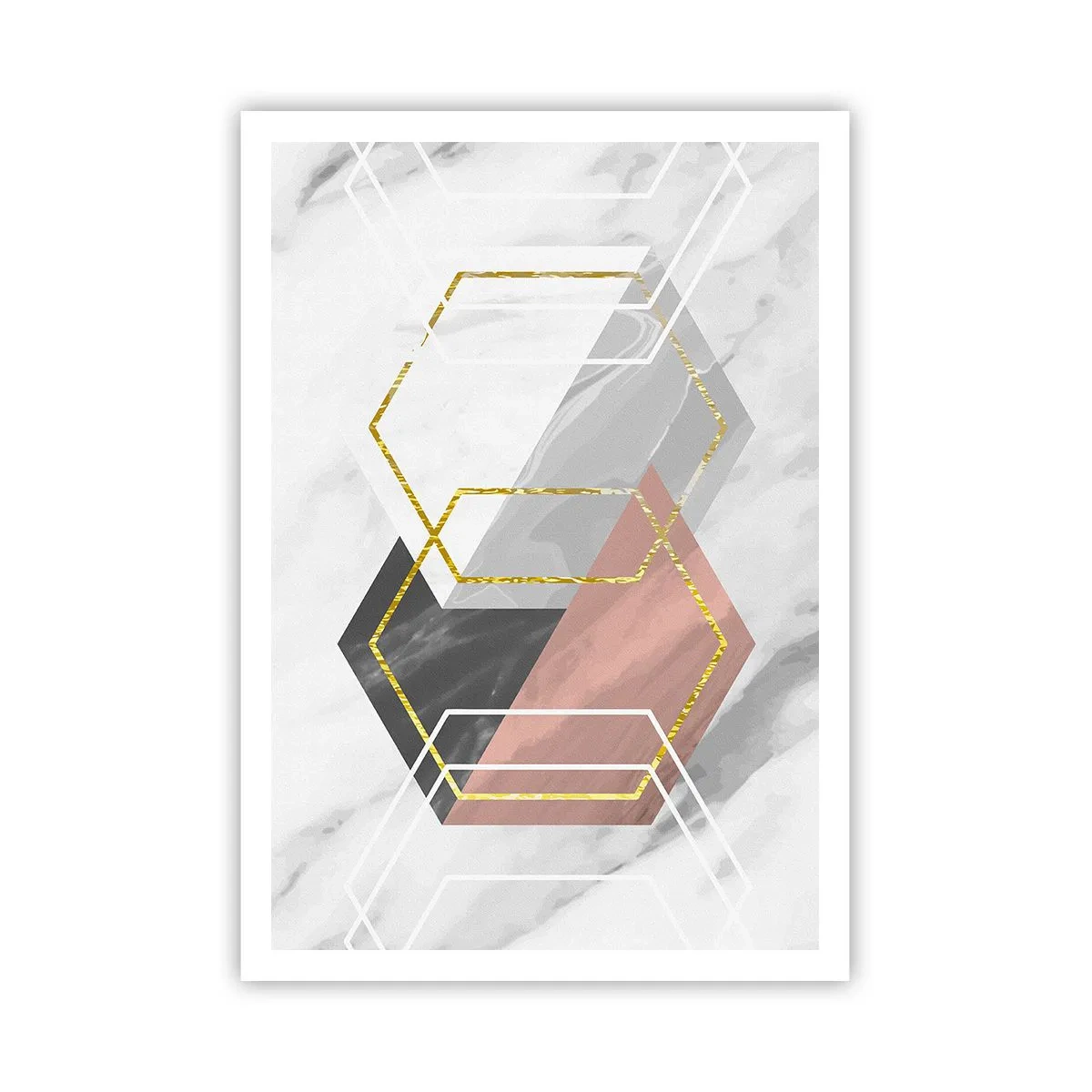 Plakat - Kompozycja łańcuchowa - 70x100 cm