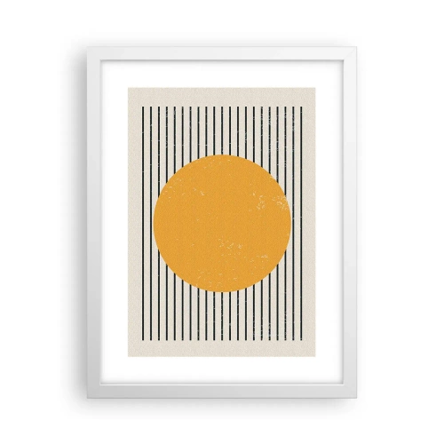 Plakat w białej ramie - Siła prostoty - 30x40 cm