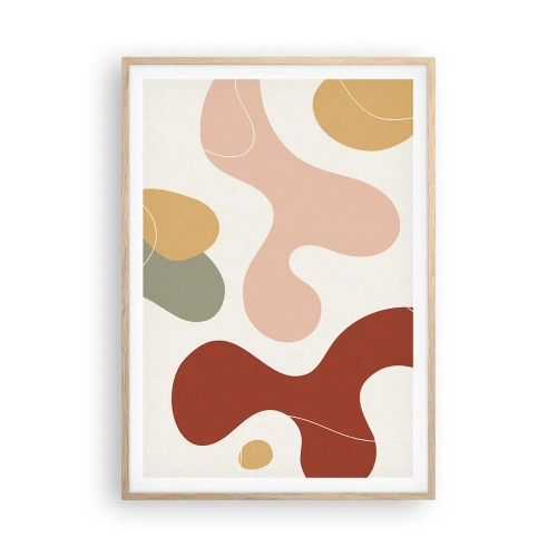 Plakat w ramie jasny dąb - Esy czy floresy? - 70x100 cm