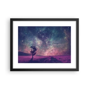 Plakat w czarnej ramie - Pod magicznym niebem - 40x30 cm