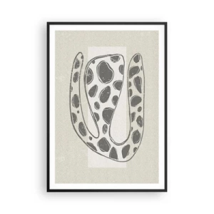 Plakat w czarnej ramie - Przedziwne stworzenie - 70x100 cm