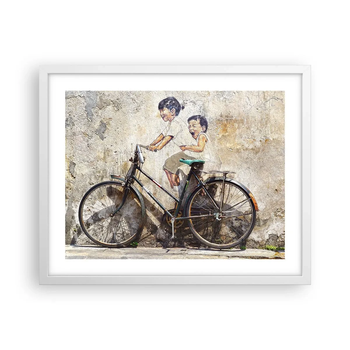 Plakat w białej ramie - Prawda czy fałsz? - 50x40 cm