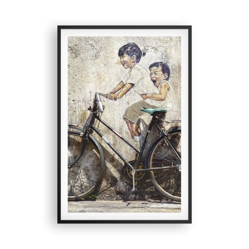 Plakat w czarnej ramie - Prawda czy fałsz? - 61x91 cm