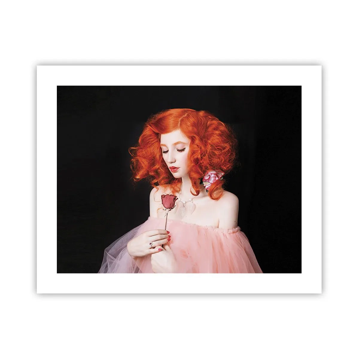 Plakat - W barokowym stylu - 50x40 cm