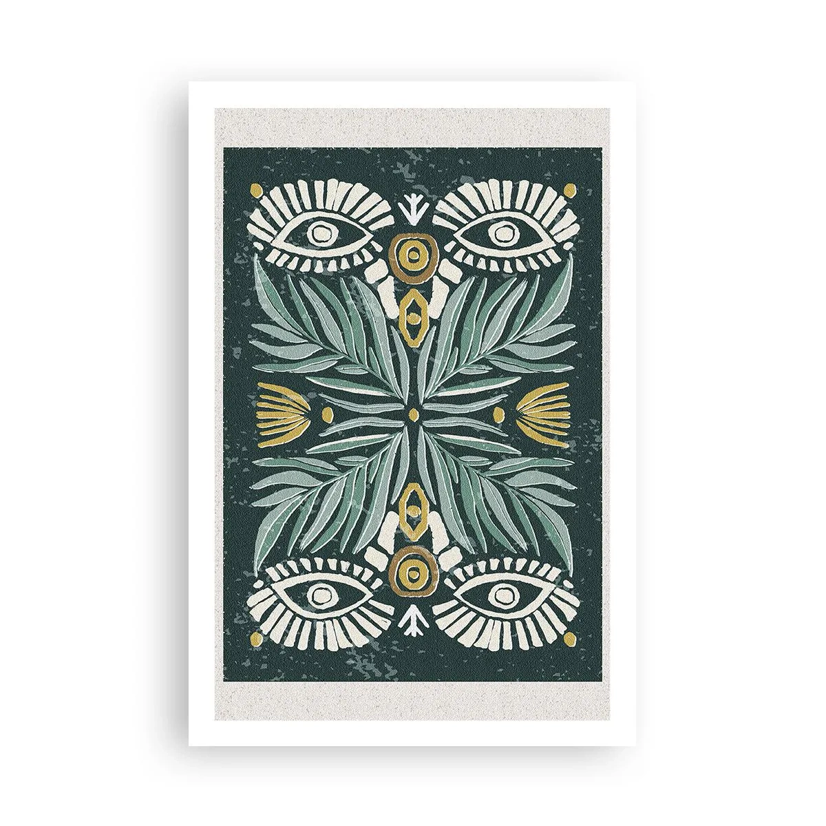 Plakat - Jak ludowa wycinanka - 61x91 cm