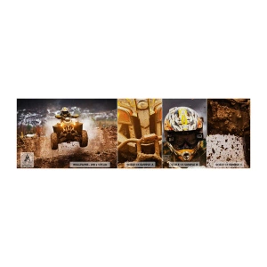 Fototapeta Próbka Premium Sand - No risk no fun - Sport, Quad, Wyścig - 100x30 cm