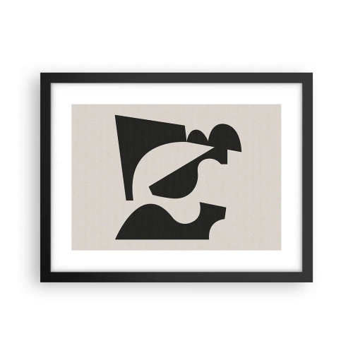 Plakat w czarnej ramie - Do samodzielnego składania - 40x30 cm