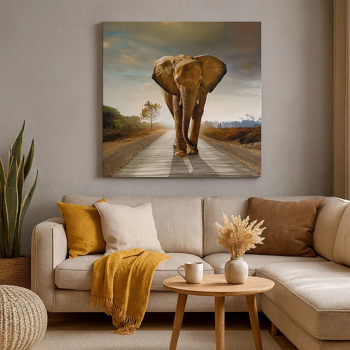 Obraz na płótnie - I wcale nie w składzie porcelany - 30x30 cm