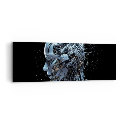 Obraz na płótnie - Technologia jest kobietą - 90x30 cm